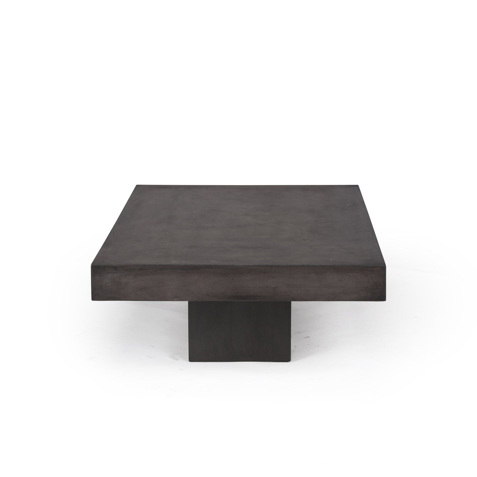 Blok Concrete Rectangle Coffee Table (Black)