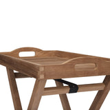 Teak Serving Tray (w/ Stand) Teak Warehouse