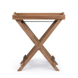 Teak Serving Tray (w/ Stand) Teak Warehouse