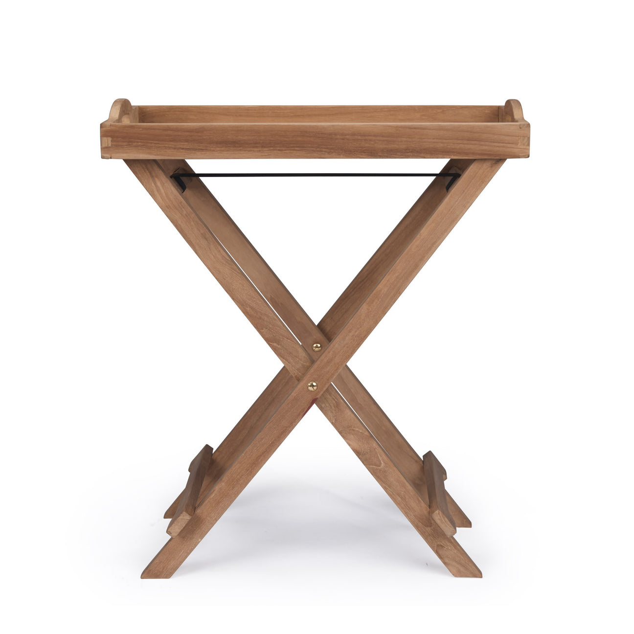 Teak Serving Tray (w/ Stand)