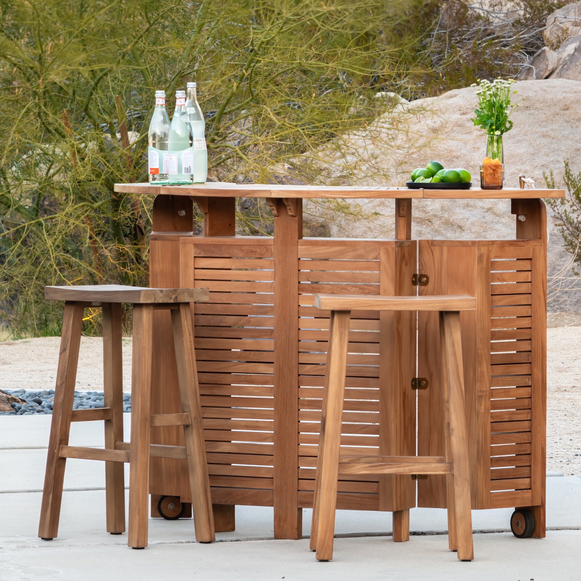 Toscana Teak Outdoor Bar.