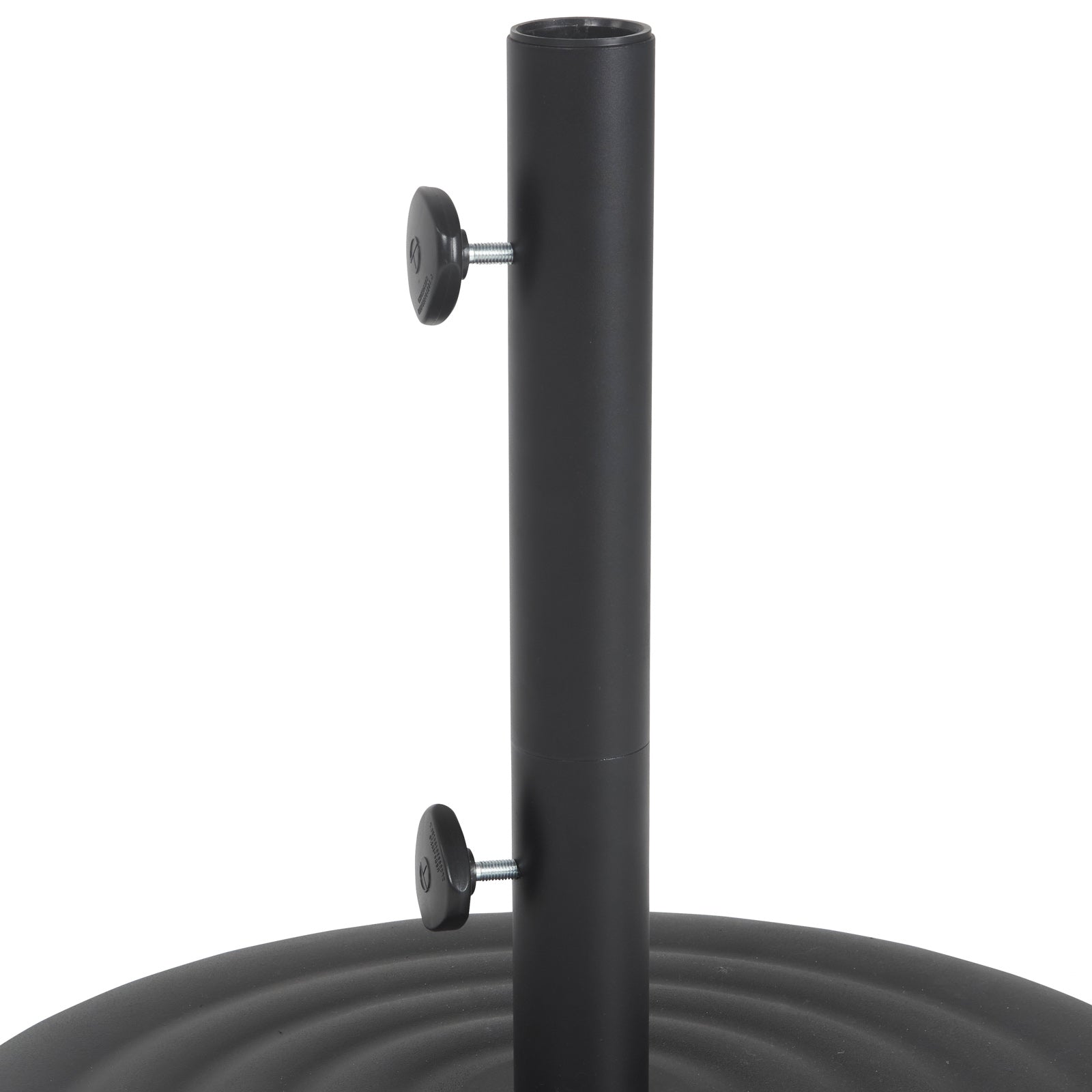 Monterey Black Round Umbrella Base