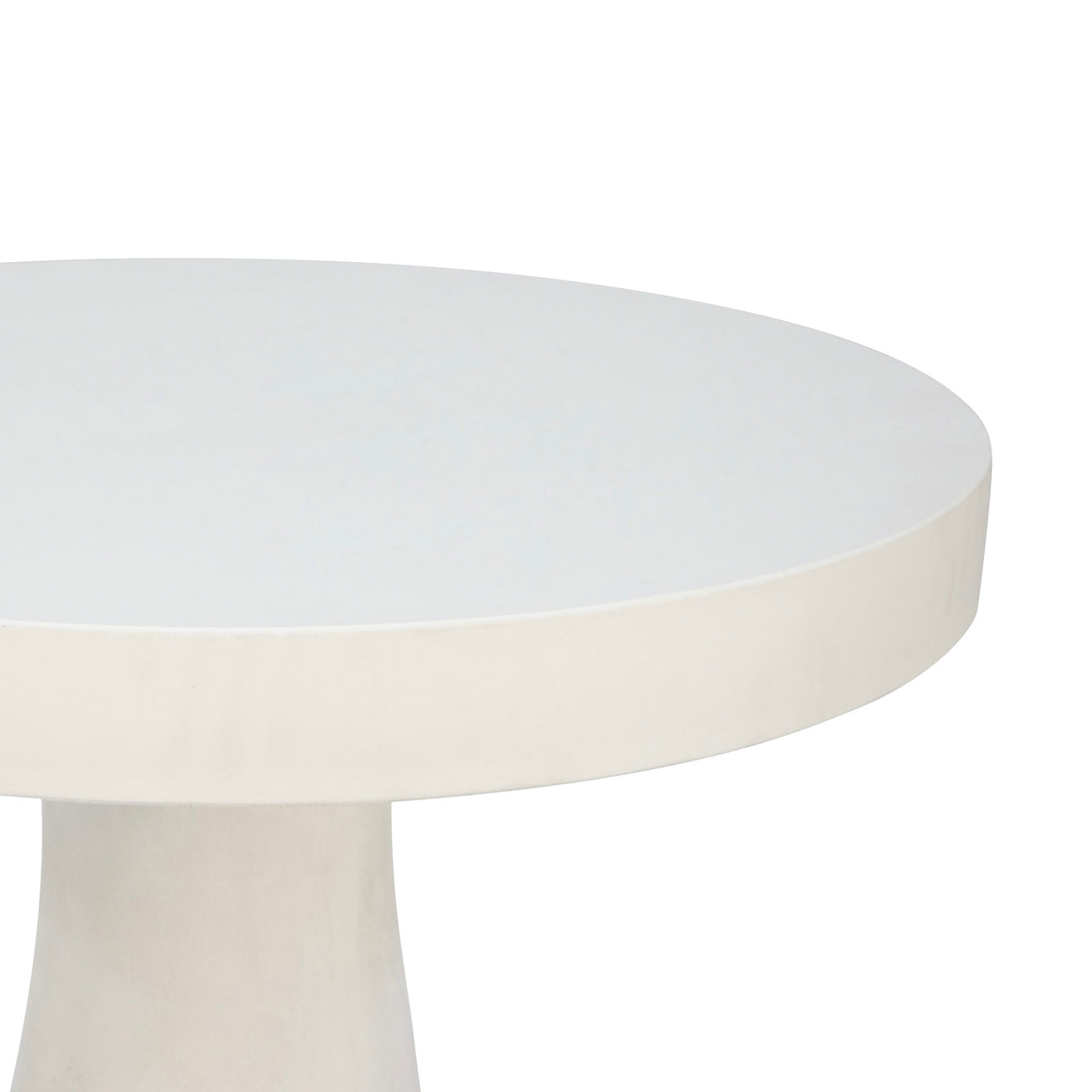 Blok Round Concrete Dining Table 40" (White)