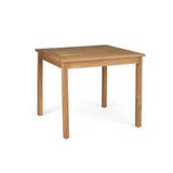 Bistro Square Teak Outdoor Dining Table - Teak Warehouse