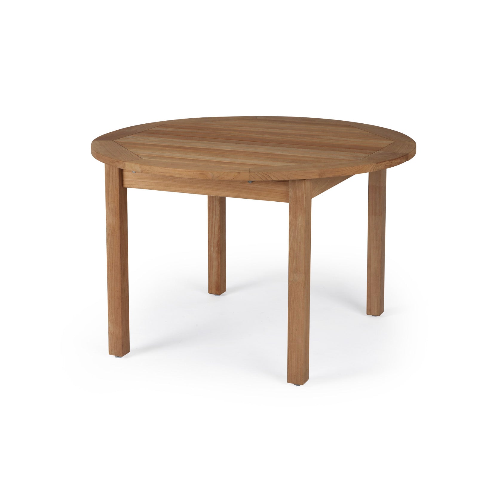 Nova Round Teak Extension Outdoor Dining Table