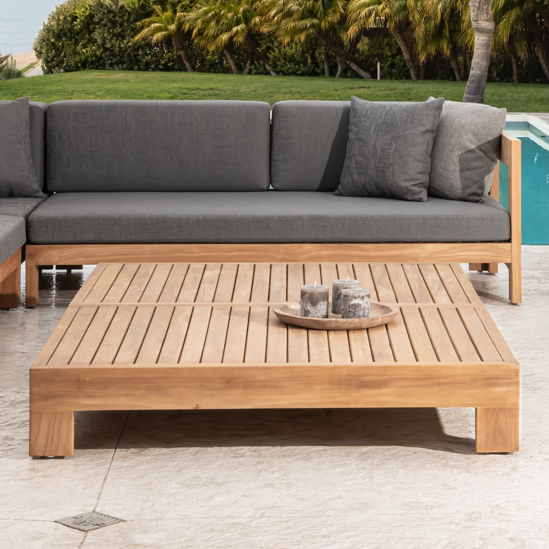 Cabo Teak Outdoor Coffee Table