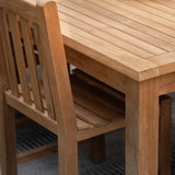 Hampton Teak Outdoor Dining Table 101" Teak Warehouse