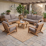 Granada (Ready To Ship) Teak A-Grade Outdoor Sofa Lounge Set