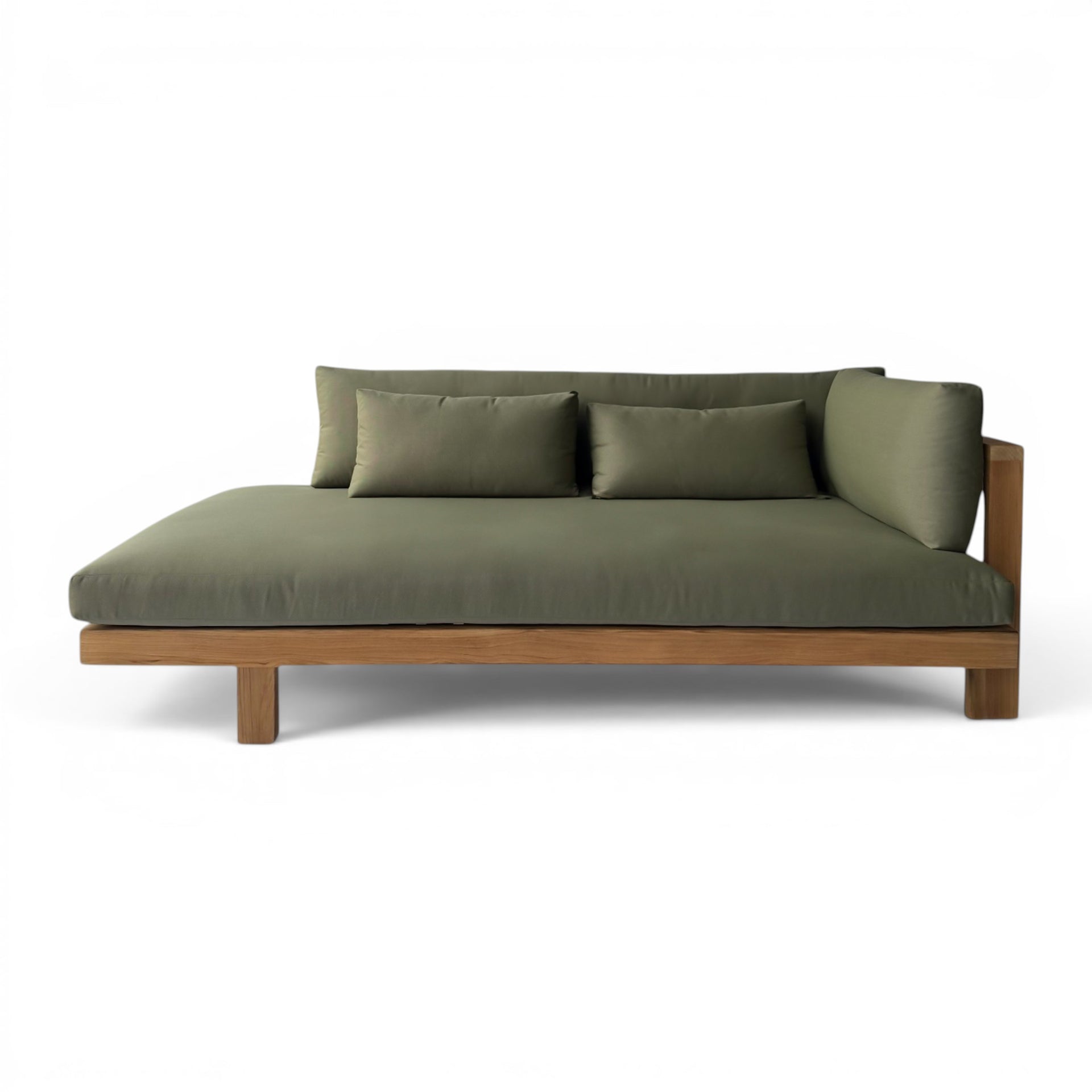 Cabo Teak Outdoor Daybed (Right Arm)