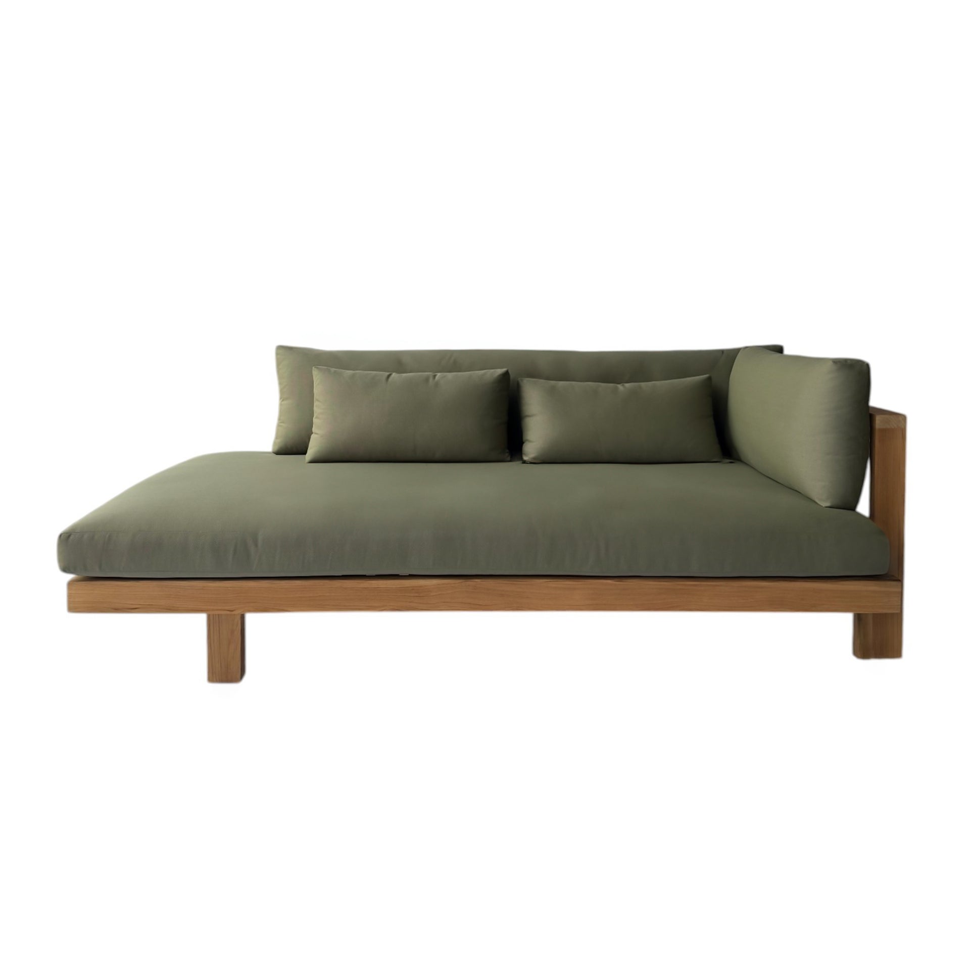 Cabo Teak Outdoor Daybed (Left Arm)