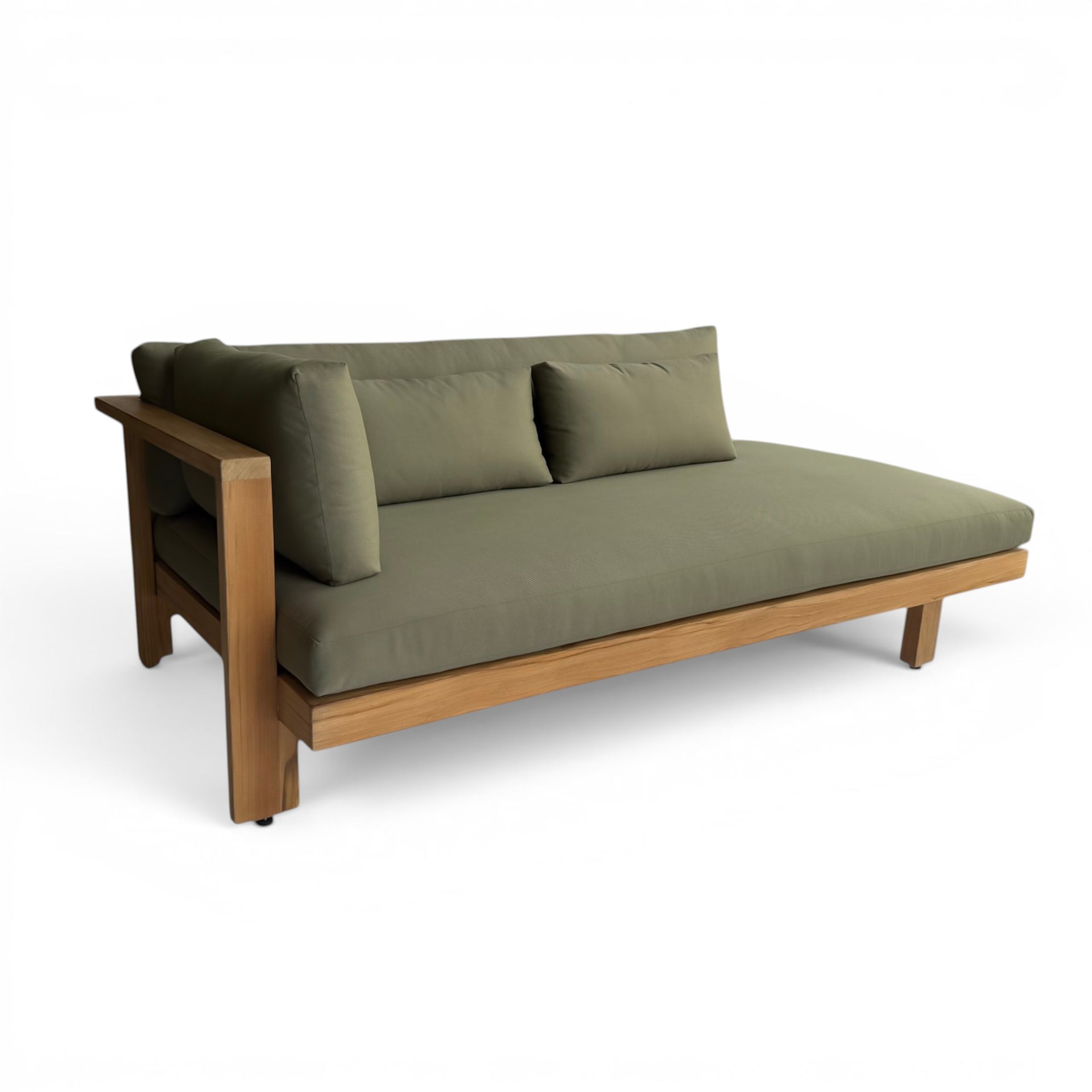 Cabo Teak Outdoor Daybed (Left Arm)