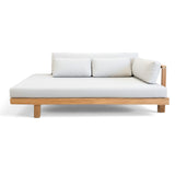 Cabo (Left Arm) RAF (Ready To Ship) Teak A-Grade Outdoor Sectional Daybed Set