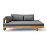Cabo (Ready to Ship) Teak A-Grade Outdoor Daybed (Right Arm) (LAF)
