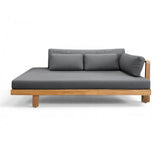 Cabo (Left Arm) RAF (Ready To Ship) Teak A-Grade Outdoor Sectional Daybed Set