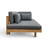 Cabo (Left Arm) RAF (Ready To Ship) Teak A-Grade Outdoor Sectional Daybed Set