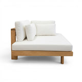 Cabo (Left Arm) RAF (Ready To Ship) Teak A-Grade Outdoor Sectional Daybed Set