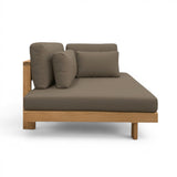 Cabo (Left Arm) RAF (Ready To Ship) Teak A-Grade Outdoor Sectional Daybed Set