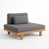 Cabo (Left Arm) RAF (Ready To Ship) Teak A-Grade Outdoor Sectional Daybed Set