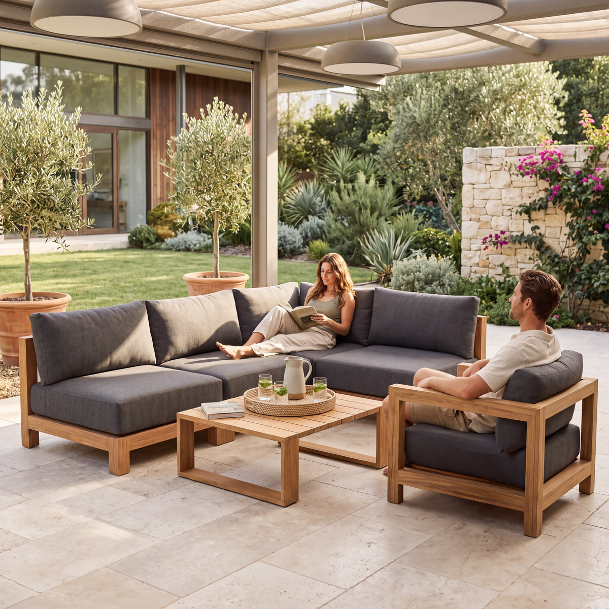 Ibiza Teak A-Grade Outdoor Club Chair