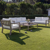 Juliet Weathered (Ready To Ship) Teak A-Grade Outdoor Sofa Lounge Set
