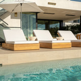 Kuba (Ready to Ship) Teak A-Grade Outdoor Sun Lounger