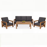 Monterey (Ready To Ship) Teak A-Grade Outdoor Sofa Lounge Set