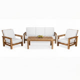 Monterey (Ready To Ship) Teak A-Grade Outdoor Sofa Lounge Set