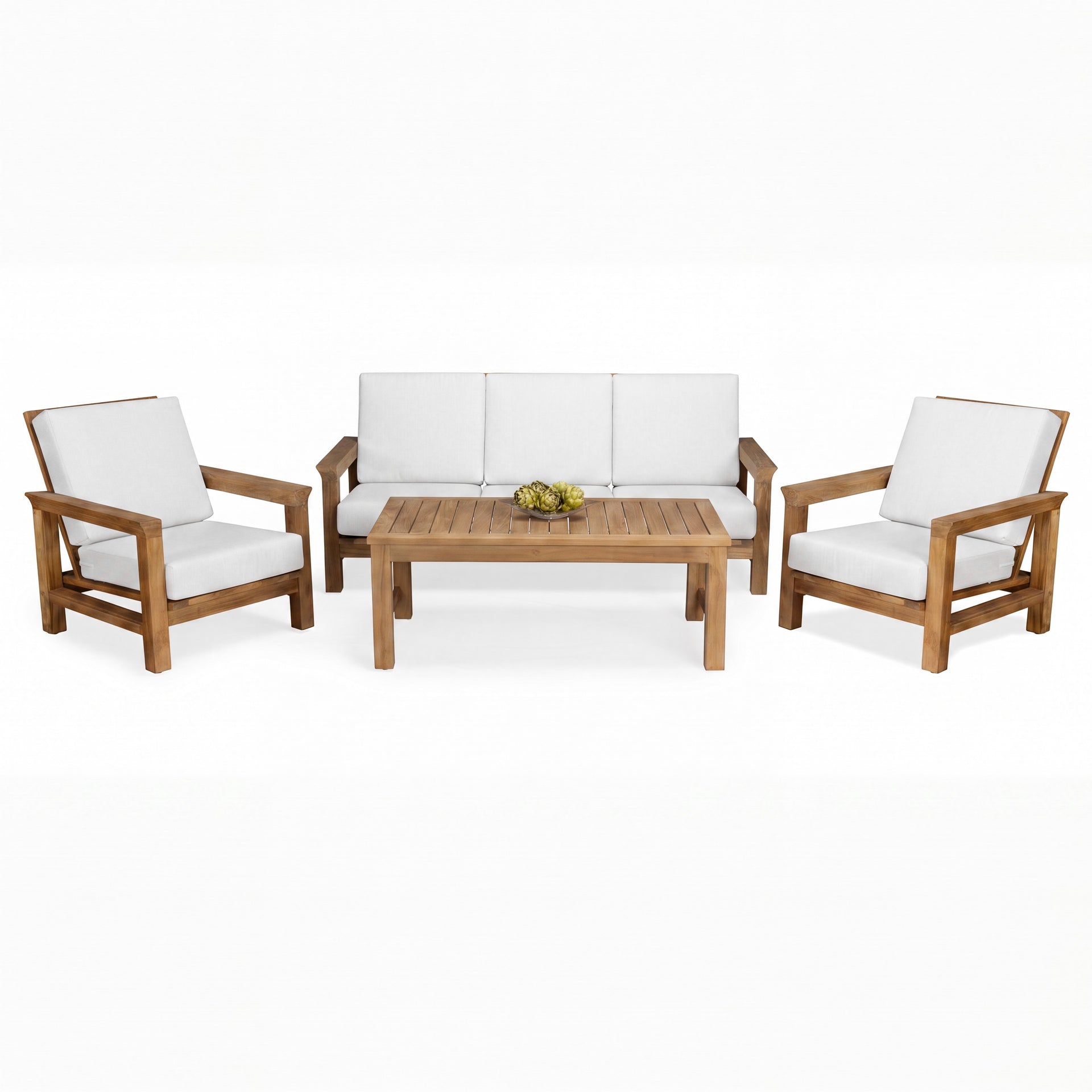 Monterey (Ready To Ship) Teak A-Grade Outdoor Sofa Lounge Set