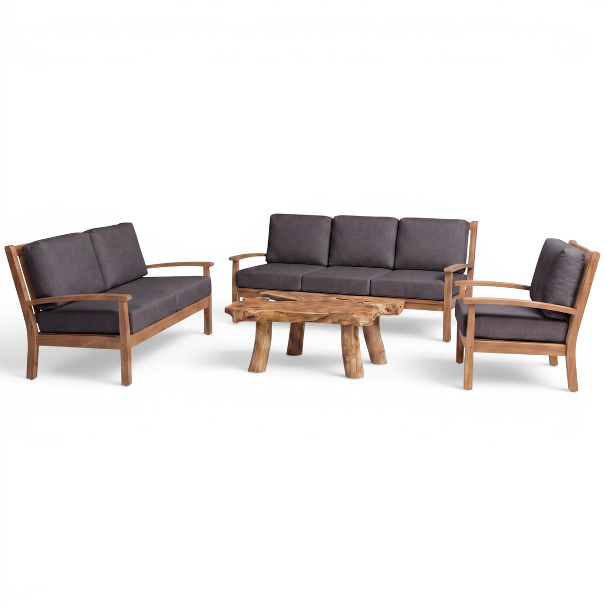 Naples (Ready To Ship) Teak A-Grade Outdoor Sofa Set