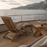 Nautical Teak A-Grade Outdoor Folding Steamer Chair