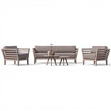 Romeo Weathered (Ready To Ship) Teak A-Grade Outdoor Sofa Lounge Set