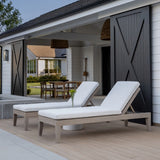Juliet Weathered Teak Outdoor Sun Lounger Teak Warehouse