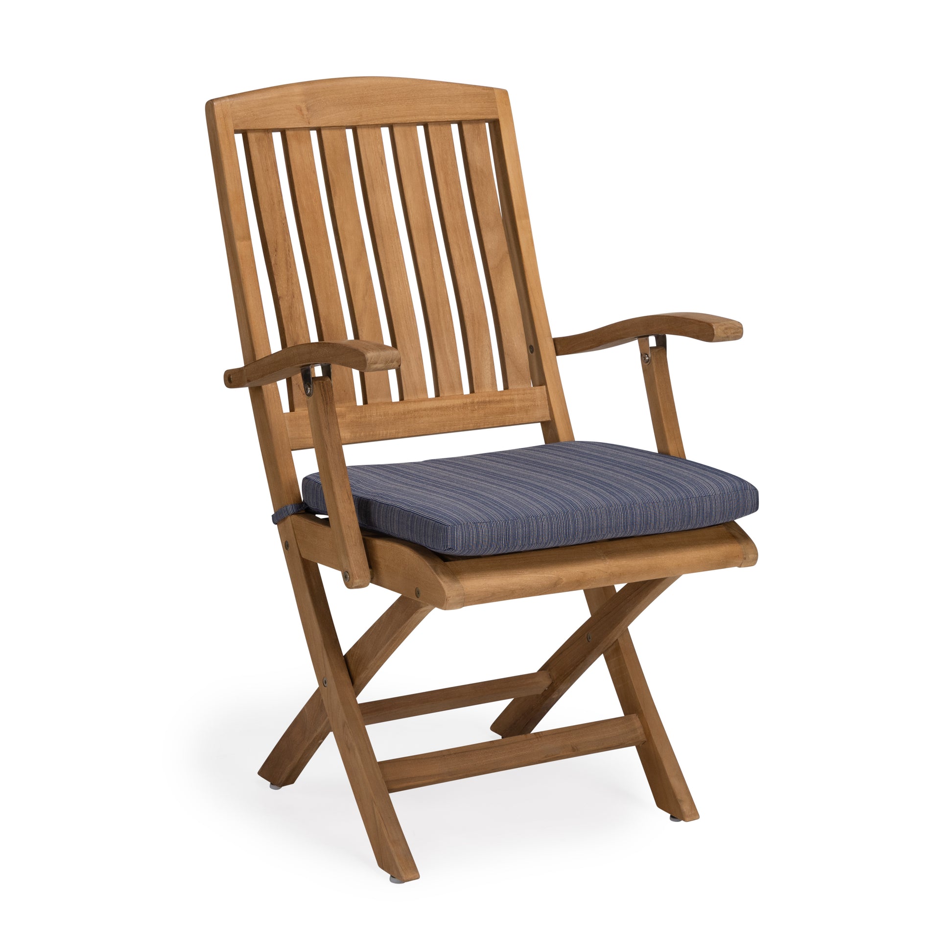 Como Teak Outdoor Folding Dining Arm Chair
