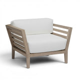 Romeo Weathered (Ready to Ship) Teak A-Grade Outdoor Club Chair