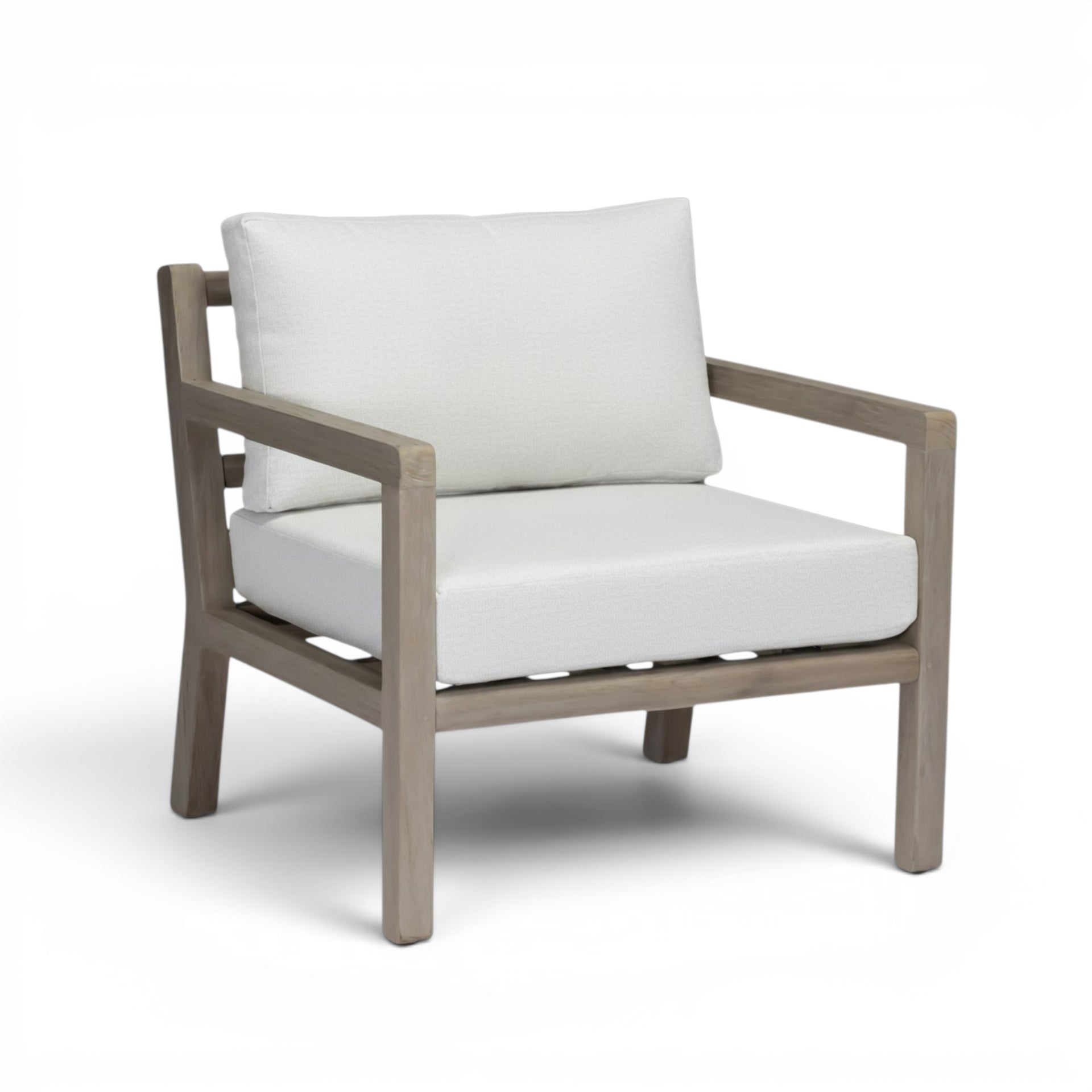 Juliet Weathered QuickShip Teak Outdoor Club Chair
