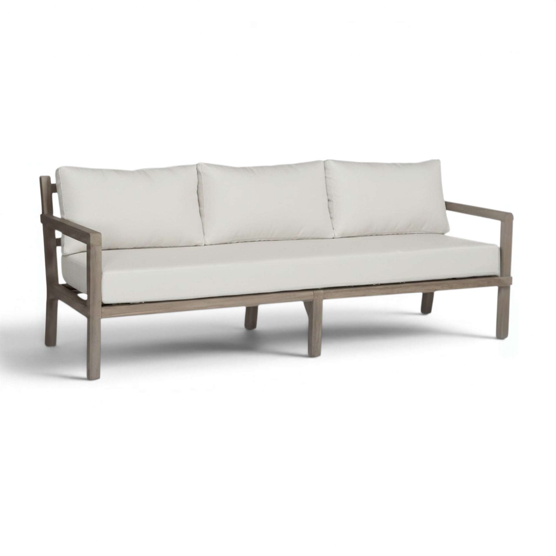 Juliet Weathered QuickShip Teak Outdoor Sofa