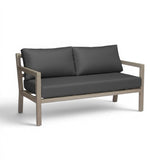 Juliet Weathered (Ready to Ship) Teak A-Grade Outdoor Sectional Loveseat
