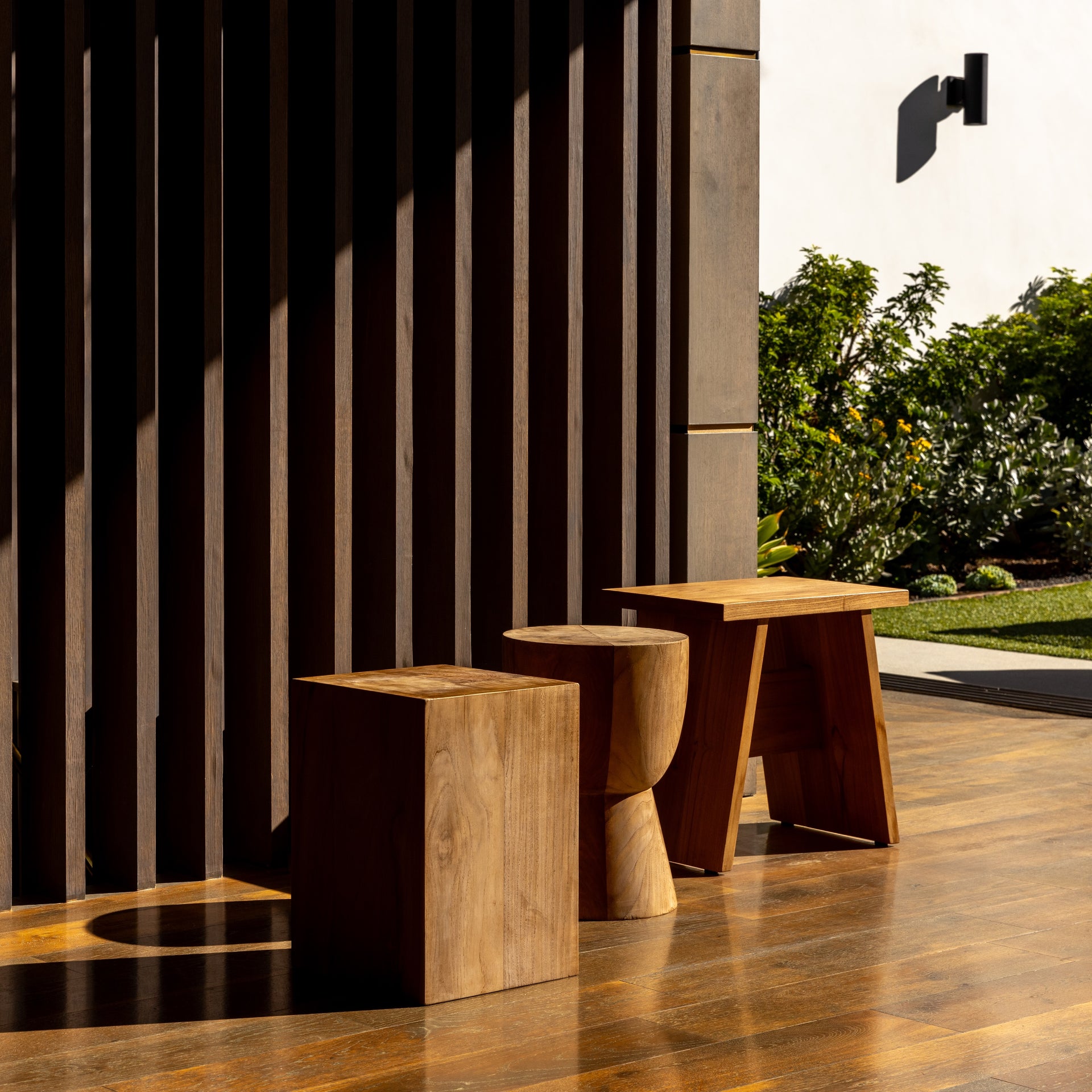 Rocky Teak A-Grade Outdoor Side Table