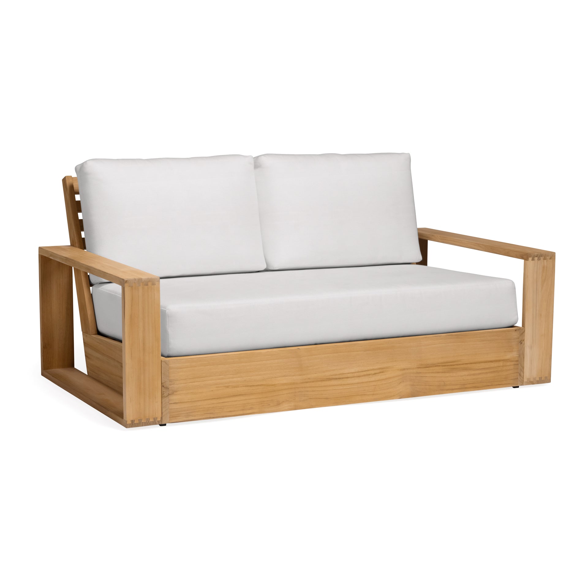 Kuba QuickShip Teak Outdoor Loveseat