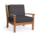 Naples Teak Outdoor Club Chair - Teak Warehouse