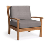 Naples Teak Outdoor Club Chair - Teak Warehouse