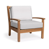 Naples Teak Outdoor Club Chair - Teak Warehouse