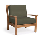 Naples Teak Outdoor Club Chair - Teak Warehouse