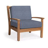 Naples Teak Outdoor Club Chair - Teak Warehouse