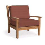 Naples Teak Outdoor Club Chair - Teak Warehouse