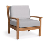 Naples Teak Outdoor Club Chair - Teak Warehouse