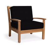 Naples Teak Outdoor Club Chair - Teak Warehouse