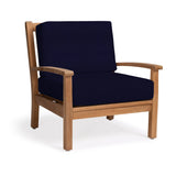 Naples Teak Outdoor Club Chair - Teak Warehouse