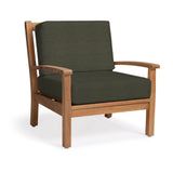 Naples Teak Outdoor Club Chair - Teak Warehouse