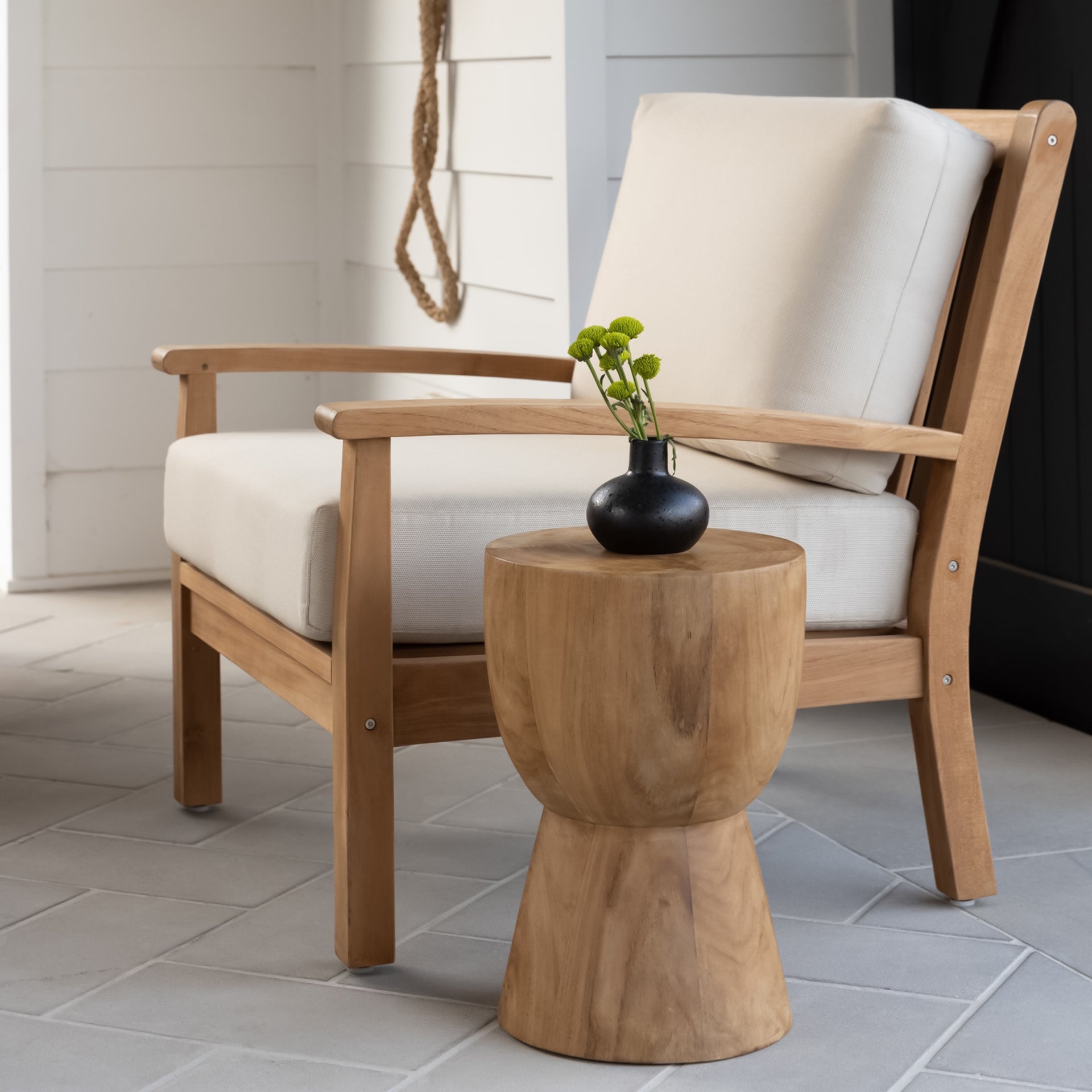 Naples Teak Outdoor Club Chair